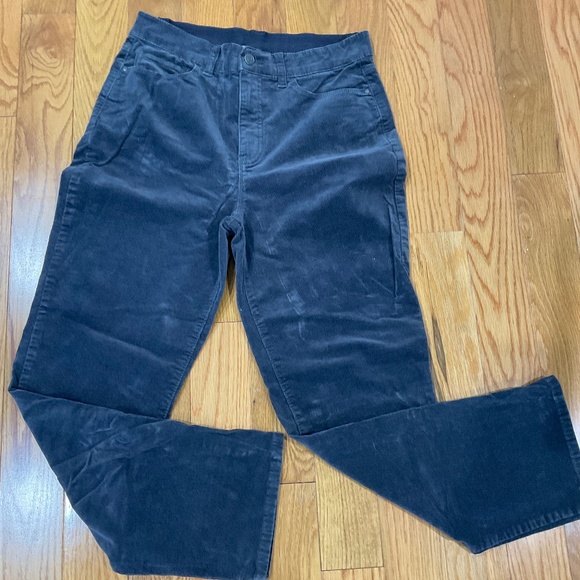 Croft & Barrow Gray Corduroy Pants, Size 8P - Picture 1 of 4